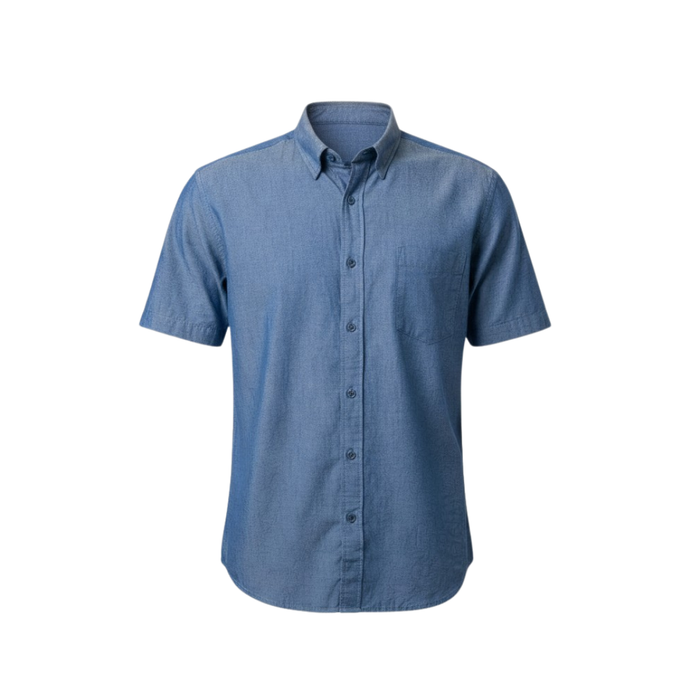 CAMISA DENIM LIGHT MANGA CORTA 101J