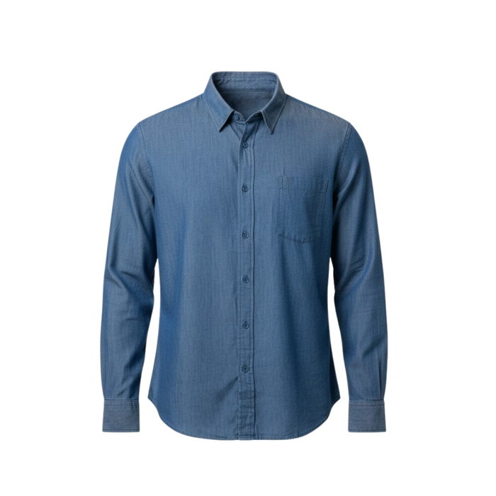 CAMISA DENIM LIGHT MANGA LARGA 102J