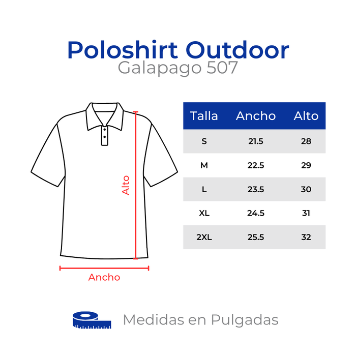 POLOSHIRT OUTDOORS GALAPAGO 507