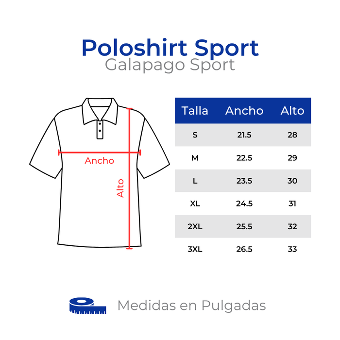 POLOSHIRT DRY FAST GALAPAGO SPORT