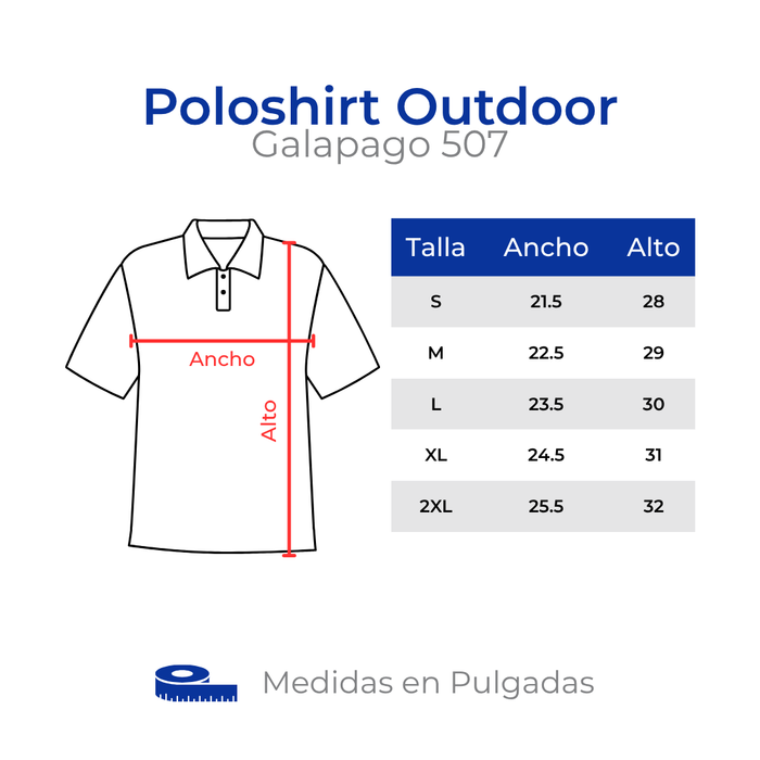 POLOSHIRT OUTDOORS GALAPAGO 507