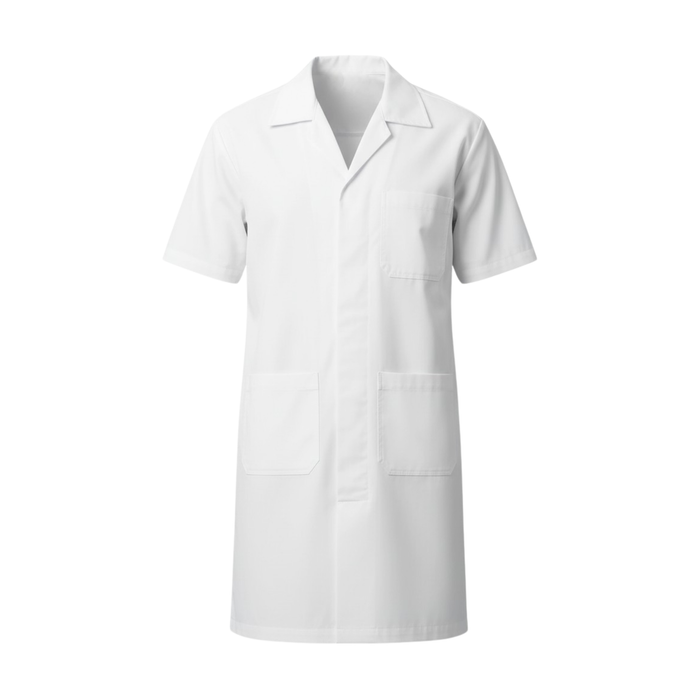 BATA MÉDICO PANAMA CLASSIC MANGA CORTA 135V DRILL