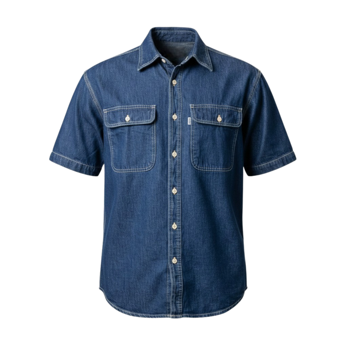 CAMISA DE JEANS PANAMA CLASSIC MANGA CORTA