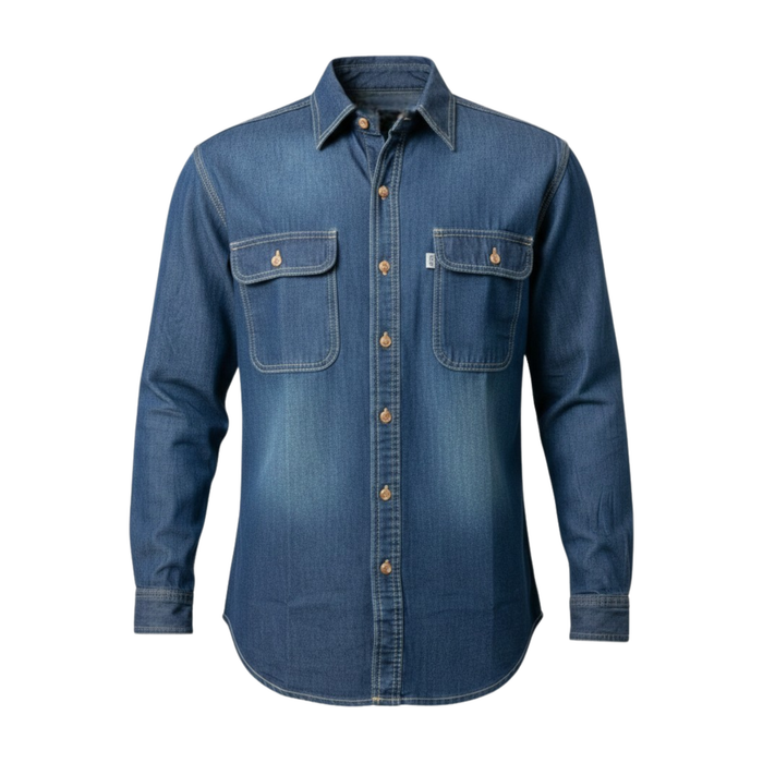 CAMISA DE JEANS PANAMA CLASSIC MANGA LARGA