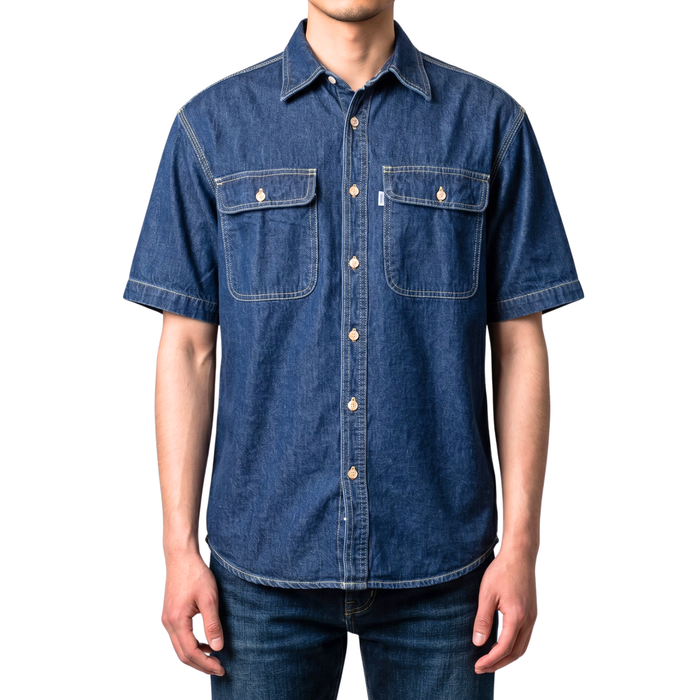 CAMISA DE JEANS PANAMA CLASSIC MANGA CORTA