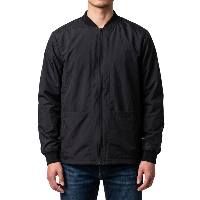 CAMISA SCRUB MANGA LARGA CON ZIPPER
