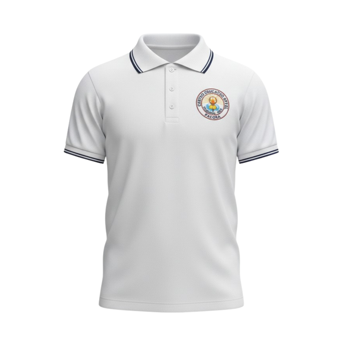 BET-EL PACORA POLOSHIRT 507 BORDADO - BLANCO/NAVY