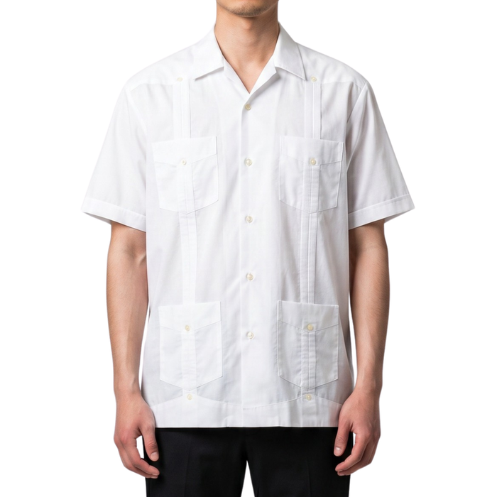 GUAYABERA PANAMA CLASSIC MANGA CORTA (138)