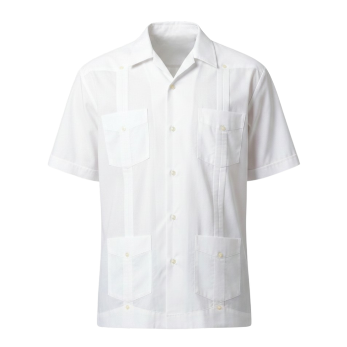 GUAYABERA PANAMA CLASSIC MANGA CORTA (138)