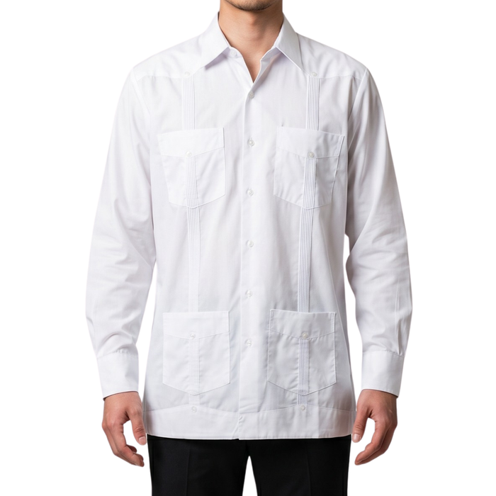 GUAYABERA PANAMA CLASSIC MANGA LARGA (139)
