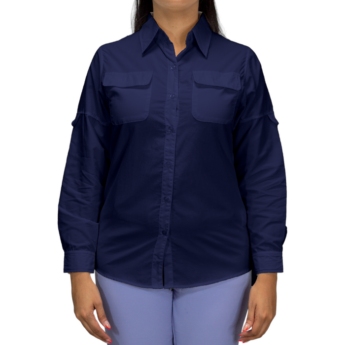 CAMISA DAMA GALAPAGO OUTDOORS TASLAN MANGA LARGA — Galapago Panamá