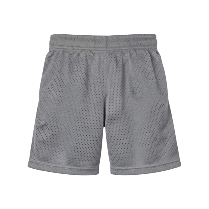 SHORT DE EDUCACION FISICA SIN BOLSILLO MESH - GRIS CLARO