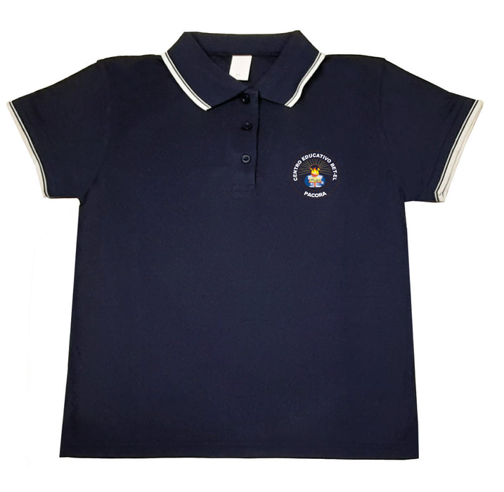 BET-EL PACORA POLOSHIRT 507 BORDADO-NAVY/BLANCO