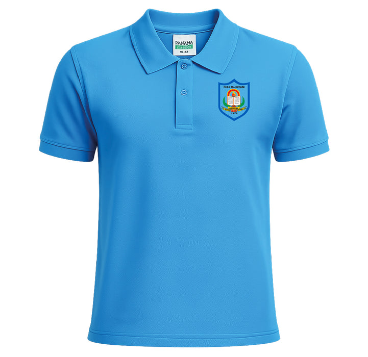 VILLA CATALINA POLOSHIRT PANAMA CLASSIC BORDADO - TURQUESA