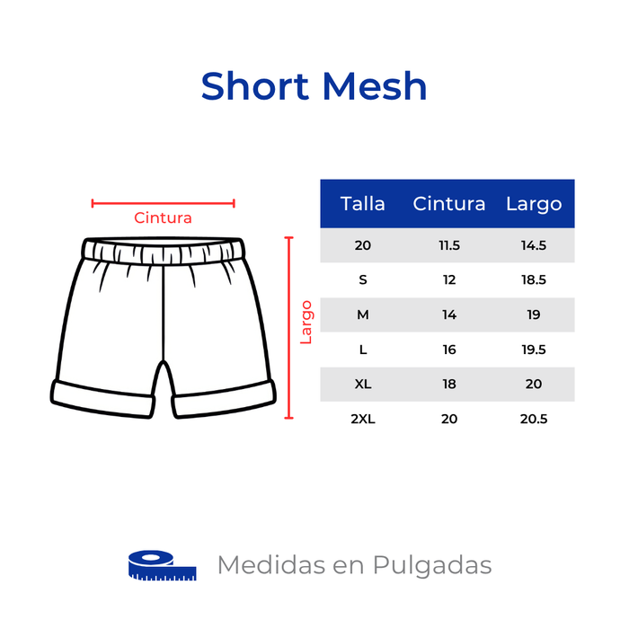 SHORT DE EDUCACION FISICA SIN BOLSILLO