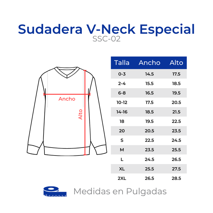 COL BILINGÜE CERRO VIENTO SUDADERA V-NECK