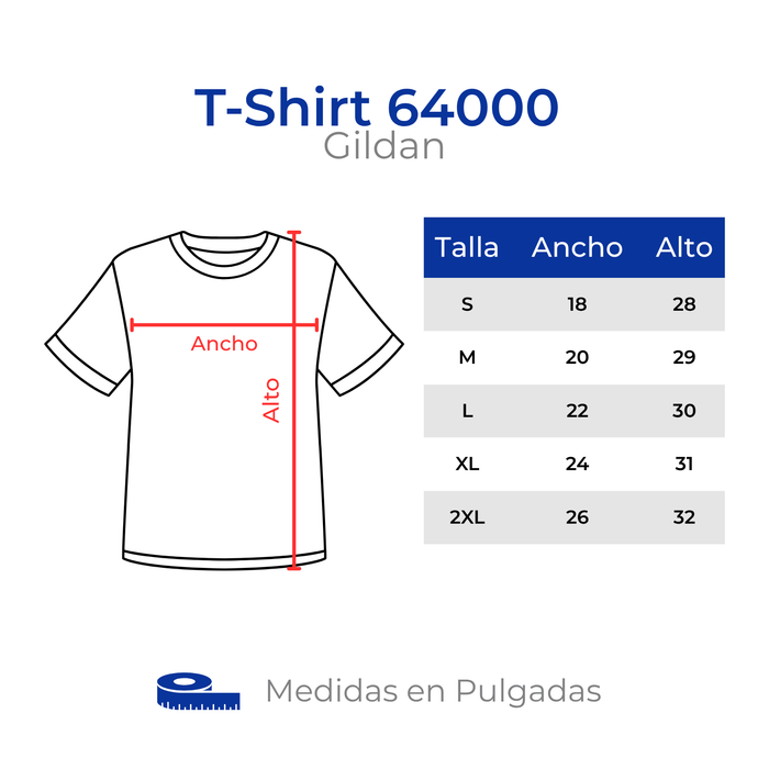 T-SHIRT REGULAR GILDAN 64000 SOFTSTYLE