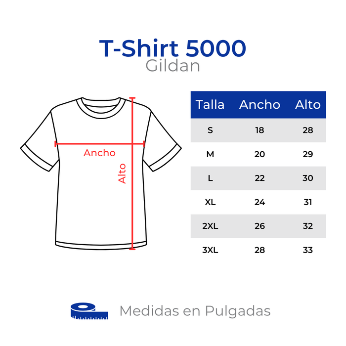 T-SHIRT REGULAR GILDAN 5000