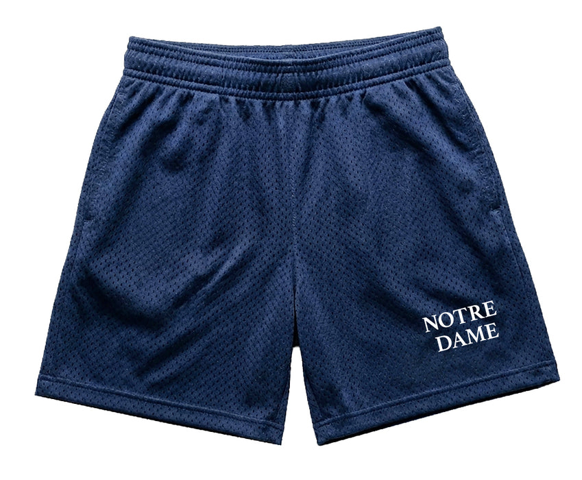 NOTRE DAME SHORT MESH BORDADO