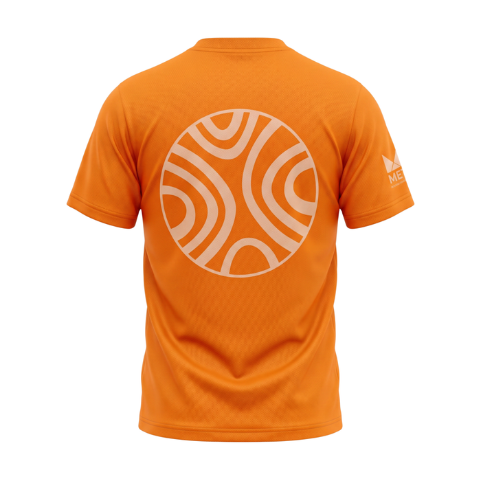 MET T-SHIRT V-NECK DRY FAST NARANJA EC-3 AL 12 GRADO