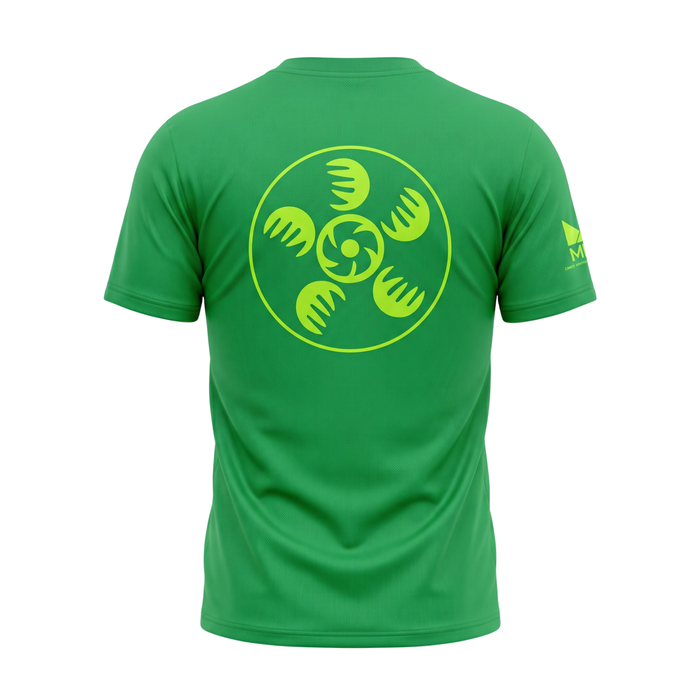 MET T-SHIRT V-NECK DRY FAST VERDE LIMON EC-3 AL 12 GRADO