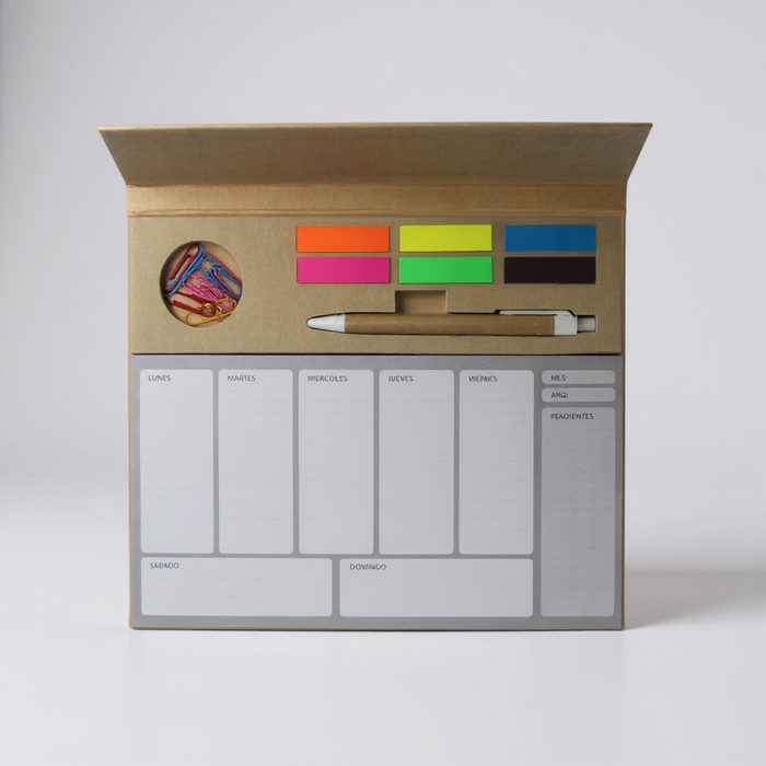 AGENDA PERPETUA CON INDICADORES Y CLIPS (LY8458)