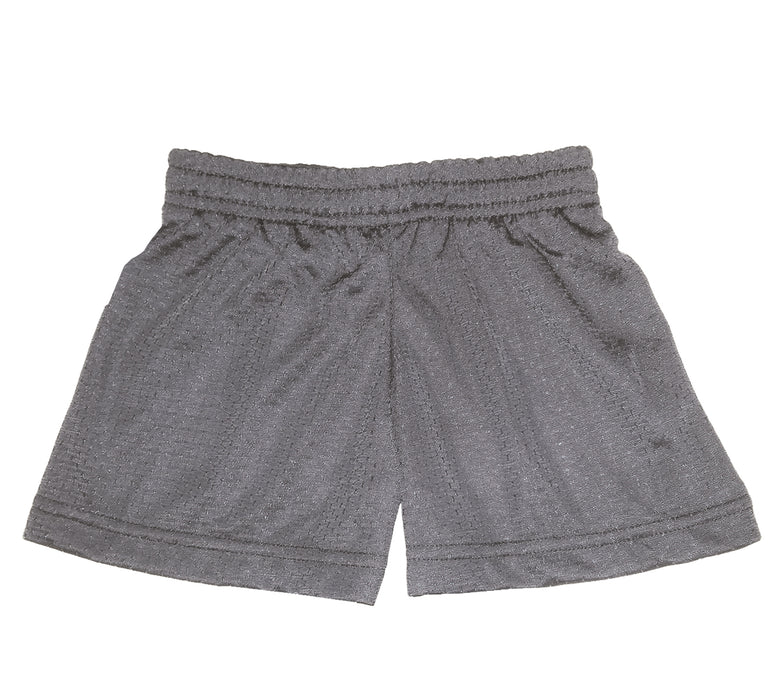 SHORT DE EDUCACION FISICA SIN BOLSILLO MESH - GRIS CLARO