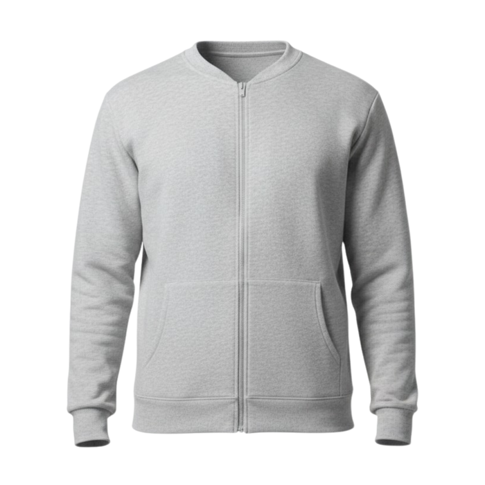 SUDADERA S/CAPUCHA - BOLSILLOS Y ZIPPER SSC-01