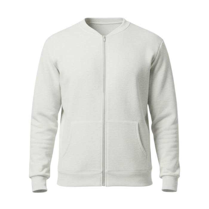 SUDADERA S/CAPUCHA - BOLSILLOS Y ZIPPER SSC-01