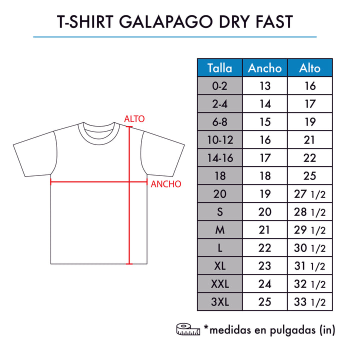 T-SHIRT DRY FAST GALAPAGO COLLECTION