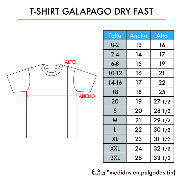 T-SHIRT V-NECK DRY FAST GALAPAGO COLLECTION