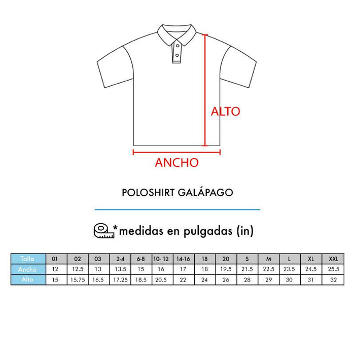 MAKIGUCHI POLOSHIRT PRIMARIA - ROYAL - T-Shirts Interamerica, S.A.