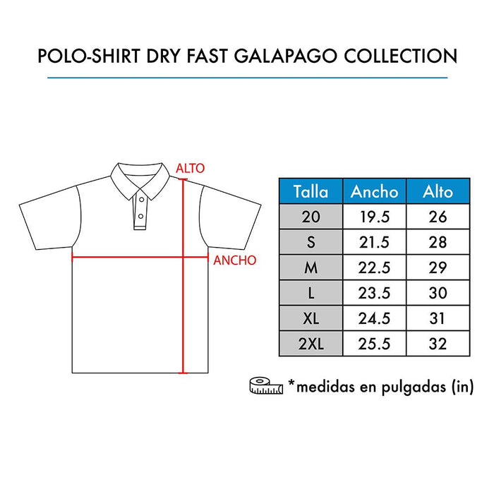 POLOSHIRT DRY FAST GALAPAGO COLLECTION