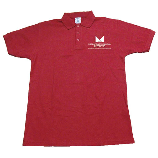 MET POLOSHIRT BORDADO ROJO EC-3 KINDER — Galapago Panamá