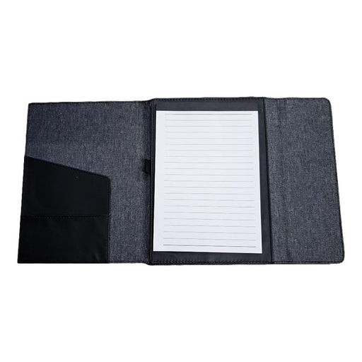 PORTA PAD CUERINA/TELA A5 (AMC13070) - T-Shirts Interamerica, S.A.